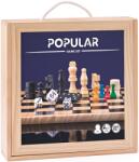 Popular Луксозен комплект с класически настолни игри Popular (92211)