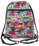 COOLPACK - Vert zsinóros hátizsák, tornazsák - Wiggly Eyes Pink (B70047) (B70047)