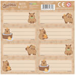 DERFORM Capybara 8 db-os füzetcímke - Love - kétféle (NNZKB10) (NNZKB10) - gyerekjatekbolt