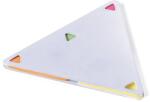 dalimag Cetlik készlet, egyszerű modell, háromszög alakú, 4 szín, fehér, 91 x 87 mm, Dalimag (setnotiteautoadezive2)