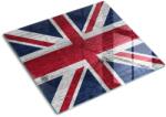 tulup Üveg vágódeszka, Tulup, Nagy-britannia, Fekete, 60x52 cm, 010010520040000050704 (010010520040000050704)