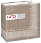 FATO Airlaid mintás szalvéta Cachemire Coffee - 1 rétegű, 40x40cm, 50 lap (88403800)