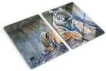 tulup Üveg vágódeszka, Tulup, Tigris, Barna, 2x40x52 cm, 010010520020000005804 (010010520020000005804)