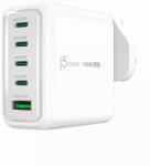 j5create 100W GaN USB-C 5 portos töltő JUP53100EF-N (JUP53100EF-N)