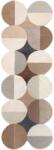 Flair Rugs Mia Ellipse téglalap alakú szőnyeg, 80x230 cm, 100% gyapjú, kézzel szőtt, szálmagasság 12 mm, Bézs