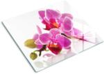 tulup Üveg vágódeszka, Tulup, Orchidea virágok, Rózsaszín, 60x52 cm, 010010520040000035443 (010010520040000035443)