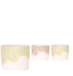  Kerámiakaspó "Bloom Sand" többféle színben cserép Ø kb. 6 cm