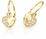 Cutie Jewellery Cercei pentru copii din aur galben C2160-10-X-1 alb