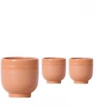  Kerámiakaspó "Glazed Cognac" cserép Ø kb. 6 cm