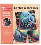 GRAINE CREATIVE GRAINE CREATIVE Cartonașe pentru pictură cu diamante Lumea marină (GCR750257)