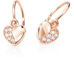 Cutie Jewellery Cercei pentru copii din aur roz C2160-10-X-4 alb