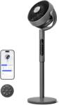 Levoit 20dB pedestal fan very quiet with intelligent control via APP & Alexa, DC motor with 30m throw, fan with cooling, fan with remote control, 4 modes 12 levels 12 hour timer - LPF-R432S-AEU (LPF-R432S-AE