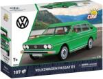 COBI Set de Construit Cobi Volkswagen Passat B1 107 piese verde 1: 35 125x55x45mm (cobi-24644)
