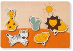 Hauck Puzzle din lemn Hauck Puzzle N Fit - Safari (813083) Puzzle