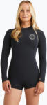 Billabong Costum de înot pentru femei Billabong 2/2 mm Spring Fever Natural Back Zip LS Spring Wetsuit black