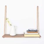  Barna fali polc 60 x 13 x 2 cm (8681875072341)