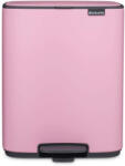 Brabantia Cos de gunoi Brabantia Bo Pedal 1010446, 12 l, Inchidere usoara, Baza antiderapanta, Roz (1010446) Cos de gunoi
