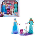 Frozen Frozen, Petrecere in pijamale cu surorile, set de 2 papusi Papusa