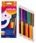 Nebulo Nebulo: Kétvégű háromszögletű színes ceruza - 24 szín