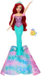 Disney Princess Disney Princess, Ariel, Transformarea magica, papusa 2 in 1 Papusa