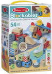 Melissa & Doug Blockables: Járművek fa építőjáték - Melissa & Doug (6074902)