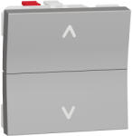 Schneider Electric Intrerupator jaluzele revenire 6A 2M Noua Unica aluminiu NU320730 (NU320730)