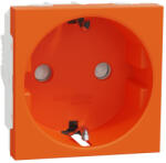 Schneider Electric Priza schuko 2M protectie copii Schneider Noua Unica oranj NU303761 (NU303761)