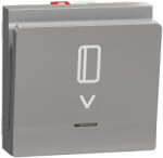 Schneider Electric Intrerupator cu cartela NO NC 2M Schneider Noua Unica aluminiu NU328330 (NU328330)