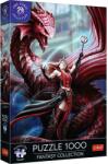 Trefl PUZZLE TREFL 1000 PREMIUM PLUS FANTASY VRAJITOAREA SCARLET SI DRAGONUL (VIVA-10902) Puzzle
