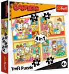 Trefl PUZZLE 4IN1 LUI GARFIELD II PLACE LASAGNA (VIVA-34673) Puzzle
