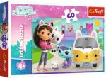 Trefl PUZZLE TREFL 60 GABBYS DOLLHOUSE CASA PISICII LUI GABBY (VIVA-17415) Puzzle