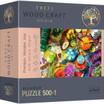 Trefl PUZZLE TREFL DIN LEMN 500+1 PIESE COCKTAILURILE COLORATE (VIVA-20154) Puzzle