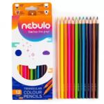 Nebulo Nebulo: Set de creioane colorate, triunghiulare - 12 buc (NSZC TR 12)