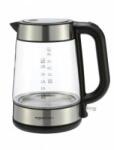 Amazon Basics 1.7L 2200W Glass Electric Kettle Black Silver - F-625GS - mallbg Електрически кани