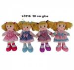Sun-Day Cloth doll 30cm with voice 4 patterns 156563 mix price per 1 pc