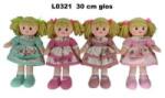 SUN-DAY Rag doll 30 cm 4wz with glossy 156617 price for 1 piece mix