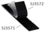3M Hook & Loop SJ3572, negru, cârlige 25 mm - metrage (1dm=10cm) (AA-3572-0025-1)