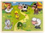 Sunman Puzzle din lemn, Animale domestice, 7 piese (S01006469_001w) Puzzle