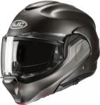 HJC Cască de motocicletă rabatabilă HJC F100 Solid Semi negru-titan (HJC189295)