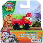 PAW Patrol Mini vehicul cu figurina, Paw Patrol the Dino Movie, Pup Squad Racers, Marshall, 20157135