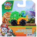 PAW Patrol Mini vehicul cu figurina, Paw Patrol the Dino Movie, Pup Squad Racers, Rocky, 20157137