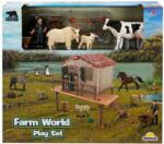 Crazoo Set figurine, Crazoo, Animale de la ferma, Vaca, Tap si Ied Figurina
