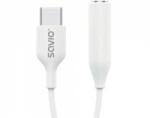 Savio Adapter USB Savio USB-C - Jack 3.5mm White (SAVAK-52)