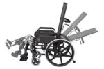 SALUS B-4200/p 52 cm th+tl kerekesszék (rokkant) emelhető lábtartóval és dönthető háttámlával