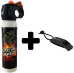 AFG Pachet de protectie impotriva ursilor si animalelor salbatice CR Grizzly + Fluier tactic Viper, spray autoaparare + fluier de urgenta, pentru drumetii, camping si vanatoare (COMBOURSFLUIER)