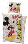 Global Licence Srl MICKEY EGÉR Ágyneműgarnitúra 100% pamut 140x200 + 65x65