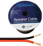  Hangszórókábel piros-fekete CCA 2x1, 5mm2 100m/tekercs