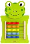 Viga Toys békás fa készségfejlesztő falitábla abakusszal 55 cm (506797) (506797)