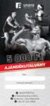  SPORT8. HU Ajándékutalvány 5000 Ft