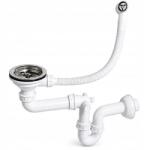 Aquaparts Mosogató Szifon 1 Kamrás Mosogatóhoz, Túlfolyóval (SY-ZL-01)